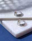 silver toe ring for women