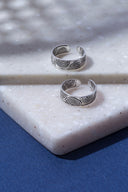 silver toe ring for women