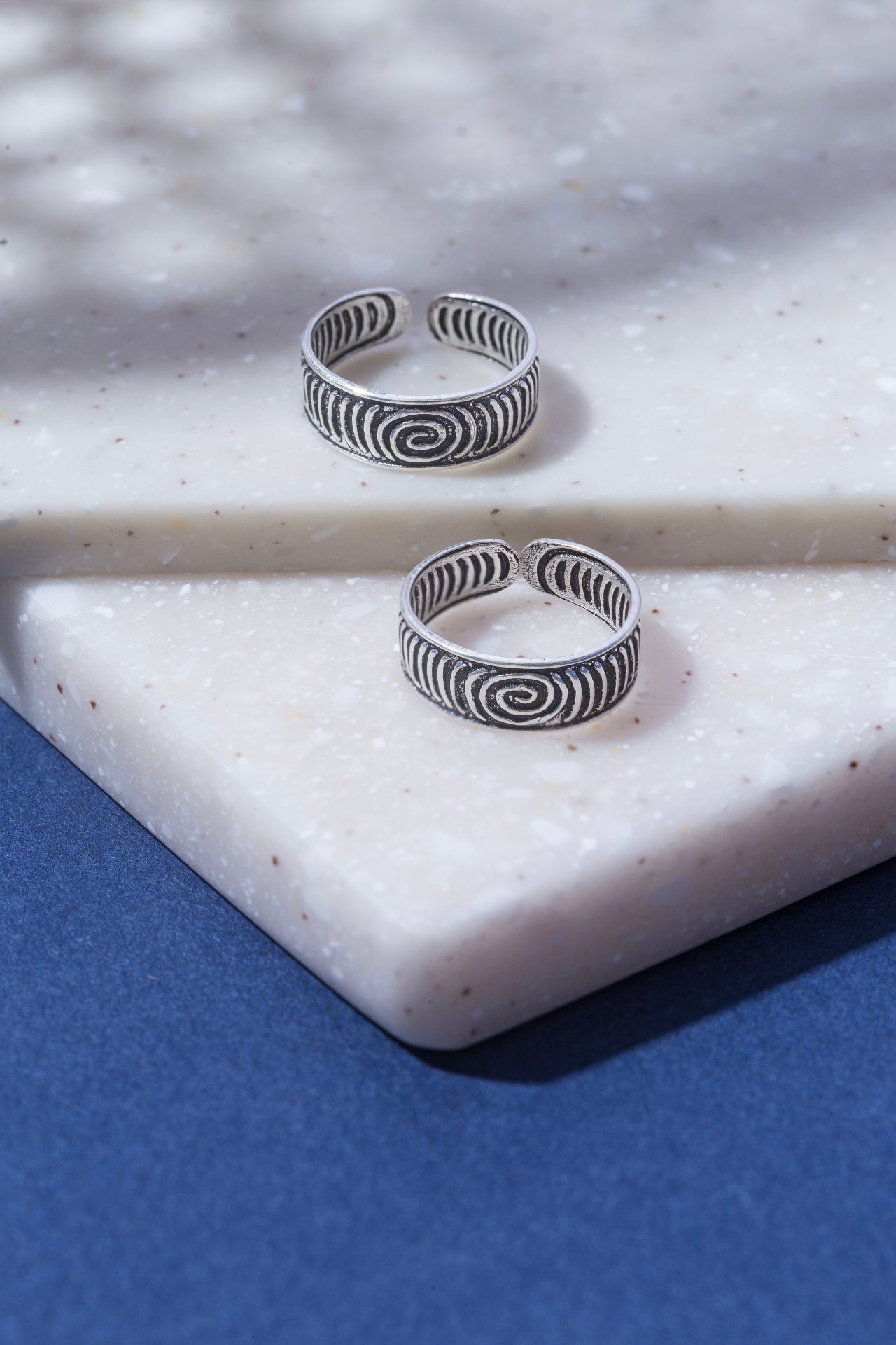 silver toe ring for women