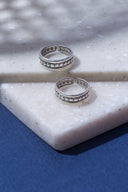 silver toe ring for women
