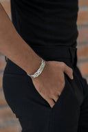 Magnolia Men’s Silver Bracelet Parman