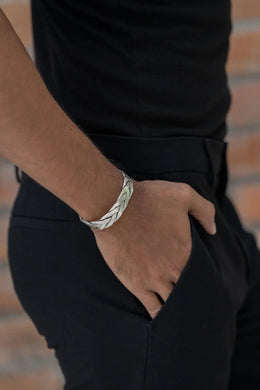Magnolia Men’s Silver Bracelet Parman