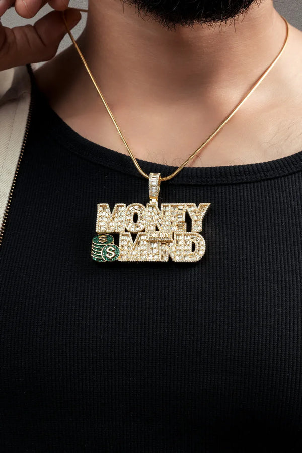 Money on My Mind Silver Pendant