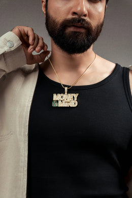 Money on My Mind Silver Pendant