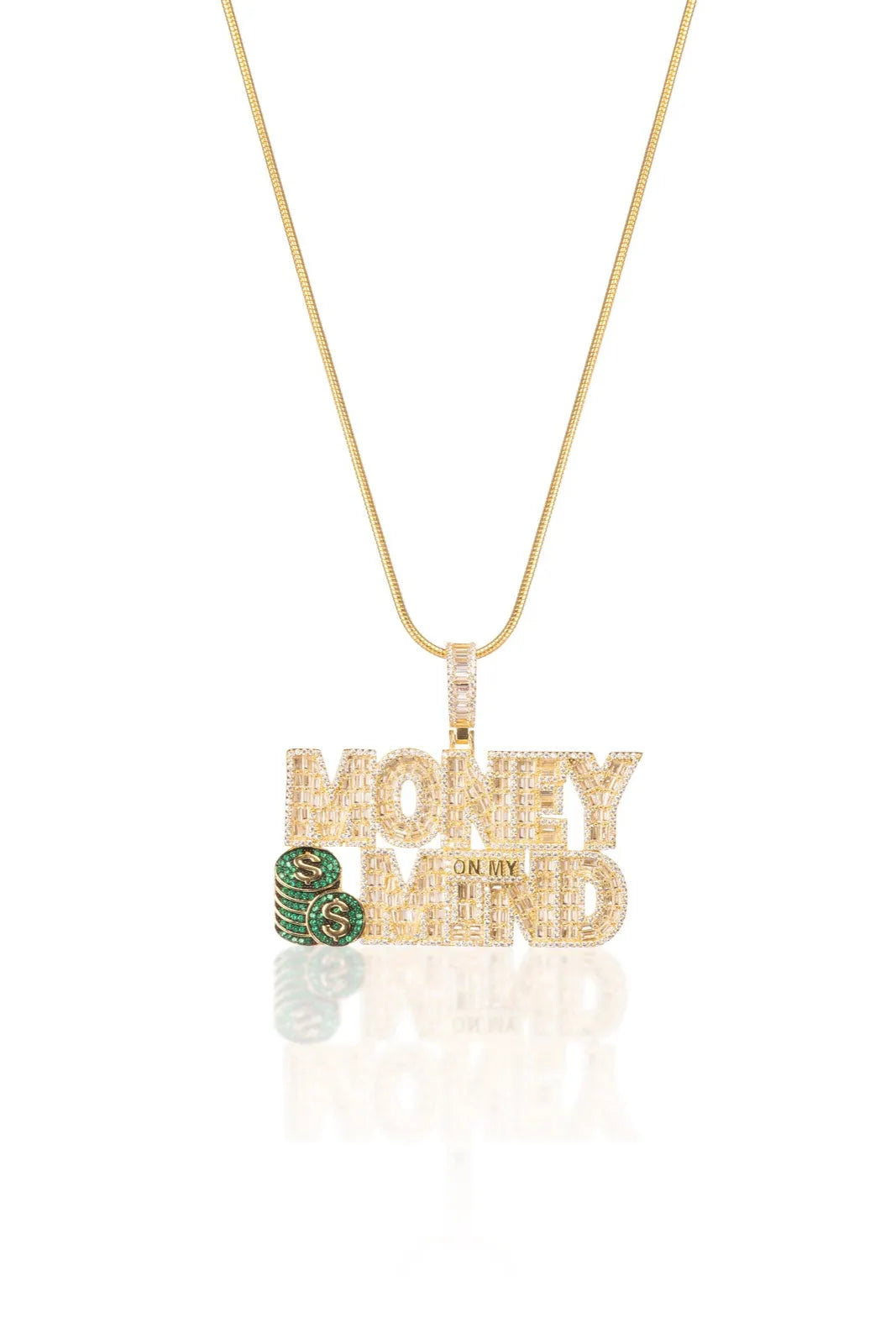 Money on My Mind Silver Pendant