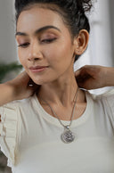 Mukti Shield Silver Pendant Parman
