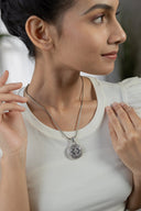 Mukti Shield Silver Pendant Parman