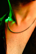 Mystic Weave Men's Silver Chain
