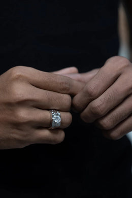 Nexus Men’s Silver Ring Parman