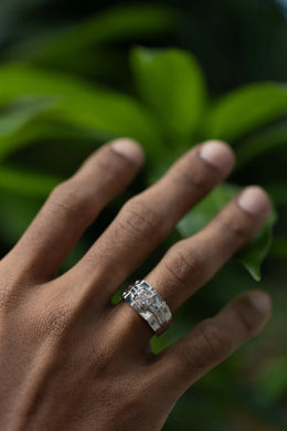 Nexus Men’s Silver Ring Parman
