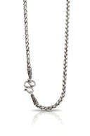 Obsidian Men's Silver Chain