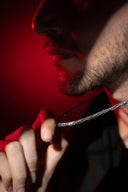 Onyx Coil Silver Chain