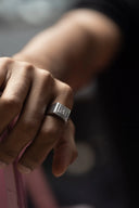 Optimus Men’s Silver Ring