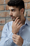 Crypton Men’s Silver Ring