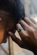 Regal Lion Men’s Silver Ring