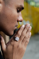 Calypto Men’s Silver Ring