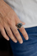 Anchor Ridge Men’s Silver Ring