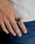 Anchor Ridge Men’s Silver Ring
