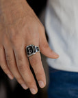 Anchor Ridge Men’s Silver Ring