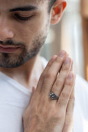 Nocturne Men’s Silver Ring
