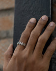 Skullband Men’s Silver Ring