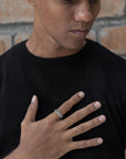 Skullband Men’s Silver Ring