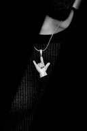 Sign Off Silver Pendant