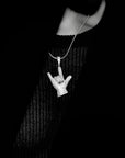 Sign Off Silver Pendant