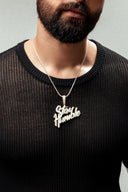 Humblin' Silver Pendant