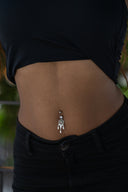 Alexandra Dreamcatcher Silver Belly Button Ring