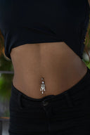 Alexandra Dreamcatcher Silver Belly Button Ring Parman