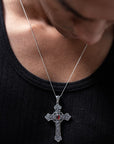 ‘Cross My Heart’ Men’s Silver Pendant