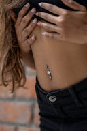 Calypso Silver Belly Button Ring