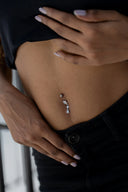 Ophelia Luxury Silver Belly Button Ring