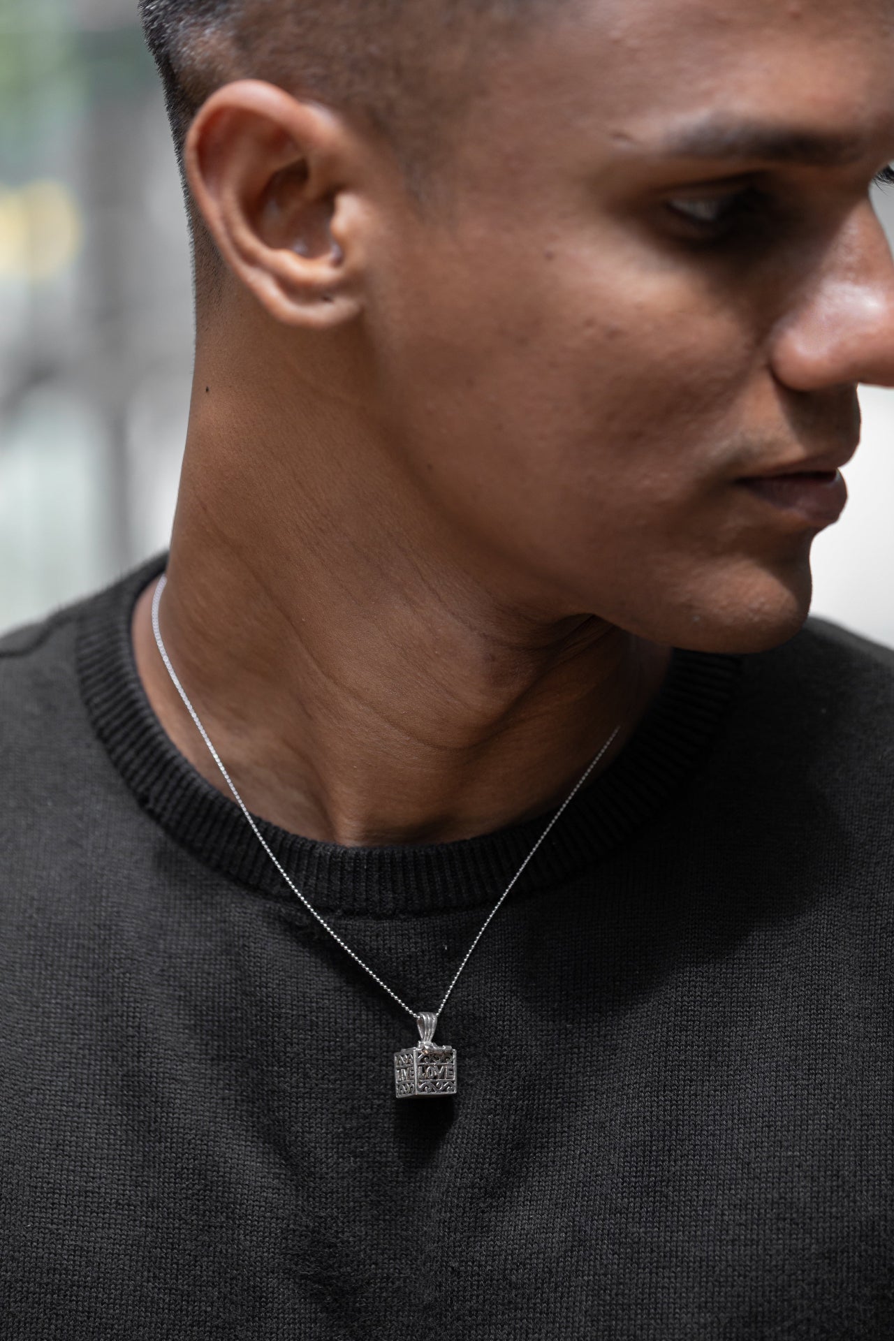 ‘Box of Life’ Men’s Silver Pendant