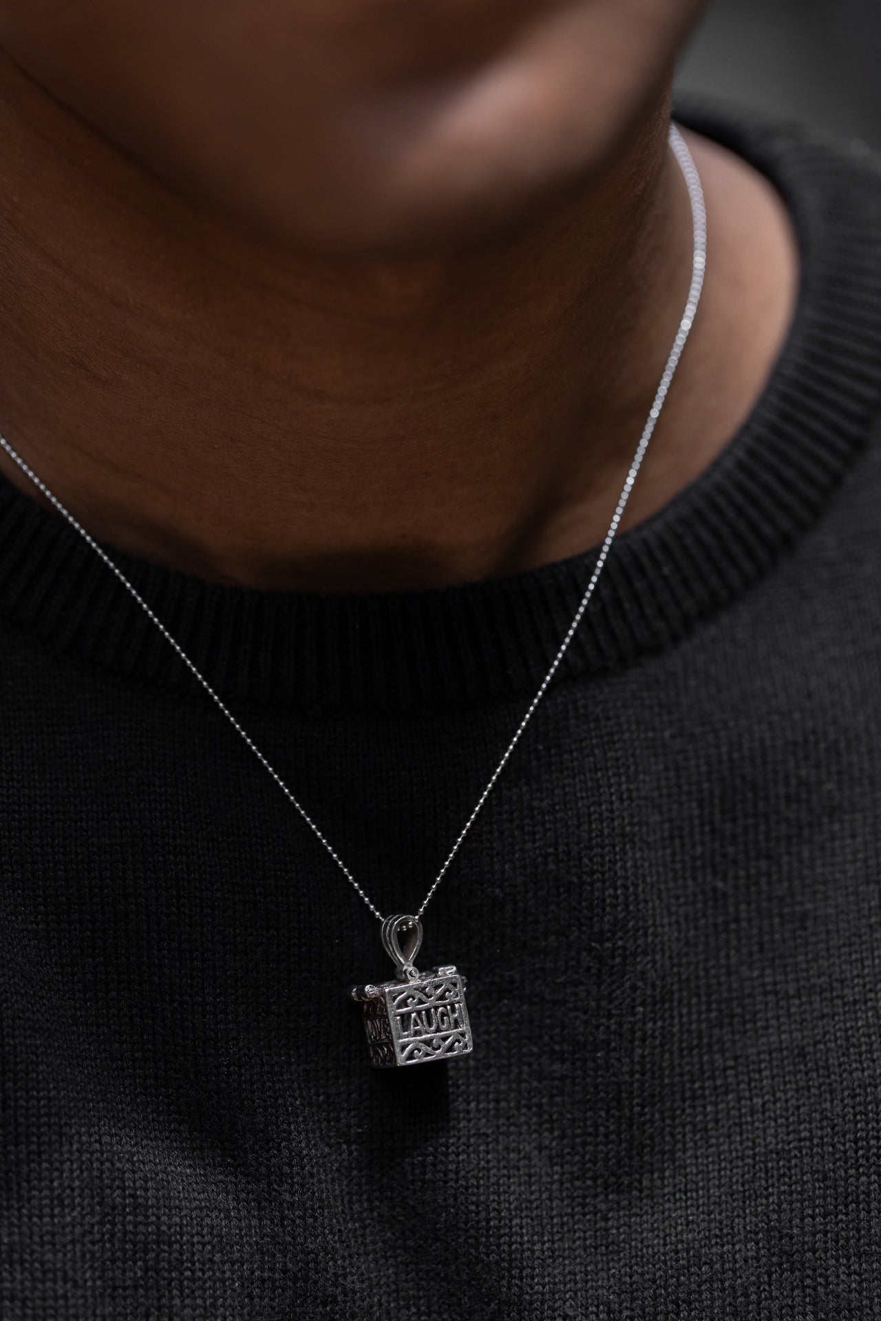 ‘Box of Life’ Men’s Silver Pendant