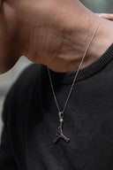 Jordan Theme Men’s Silver Pendant
