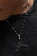 Jordan Theme Men’s Silver Pendant