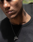Motorcycle Men’s Silver Pendant