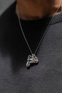 Motorcycle Men’s Silver Pendant