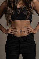 Calista Dreamcatcher Silver Belly Button Ring