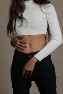 Hera Gem Silver Belly Button Ring