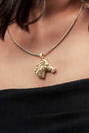 The Victory Run Silver Pendant