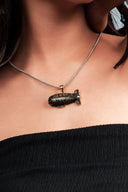 World is Yours Silver Pendant