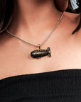 World is Yours Silver Pendant