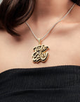 Take it Easy Silver Pendant