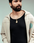 Saint Hustler Silver Pendant