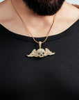 Flight Risk Silver Pendant
