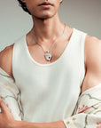 High Stakes Silver Pendant