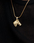 The Victory Run Silver Pendant